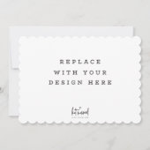 ORDRE D'IMPRESSION Carte 7 x 5 pouces Dicut Bord à (Devant)