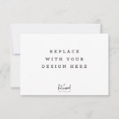 ORDRE D'IMPRESSION Carte horizontale 5 x 3,5 pouce (Devant)