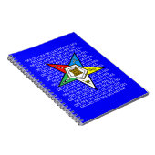 Ordre d'OES du carnet oriental d'étoile (Côté Droit)