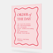 Ordre du jour des Mariages rouge et rose (Angle)