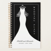 Ordre du jour wedding planner classique avec robe  (Devant)