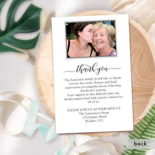 Ordre du service funèbre Programme mémorial de ver