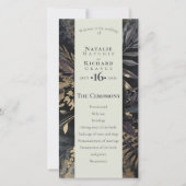 Ordre du service, programme Ardoise et Gris doré (Devant)