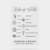 Ordre mariage des événements Icônes Calligraphie C (Recto)