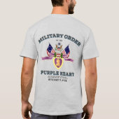 Ordre militaire du T-shirt du coeur pourpre (Dos)