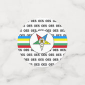 Ordre OES de l'Etoile Orientale Confetti (Petit recto)