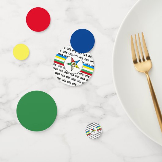 Ordre OES de l'Etoile Orientale Confetti (Groupe)