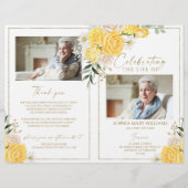 Ordres funéraires floraux | Programme commémoratif (Devant)