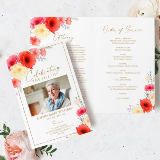 Ordres funéraires floraux | Programme commémoratif