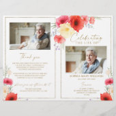 Ordres funéraires floraux | Programme commémoratif (Devant)