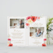 Ordres funéraires floraux | Programme commémoratif (Debout devant)