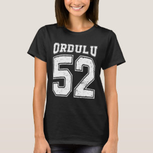 Ordulu 52 Memleket Türkiye Home City Turkey Ordu T-shirt