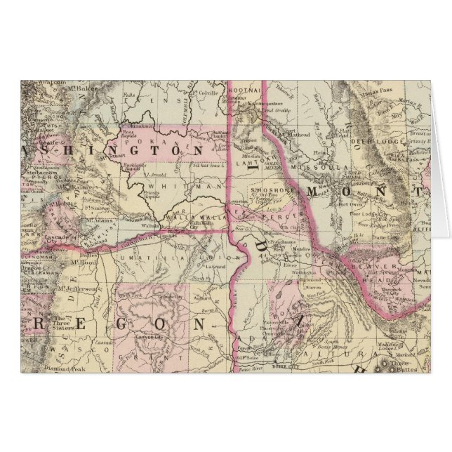 Ore, Wash, Ida, Mont (Voorkant Horizontaal)