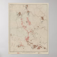 OreBodies en Topografie van MineHill, New Almaden