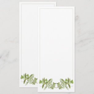 OREGANO 4x9.25 Carte plate / Verticale