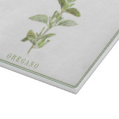 OREGANO FRAIS 11x8 Planche à découper en verre (Coin)