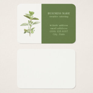 OREGANO FRAIS 3.5x2.5 Carte de visite II