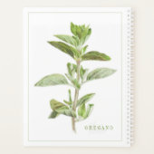 ORÉGANO FRAIS 8.5x11 Planificateur / Calendrier (Dos)