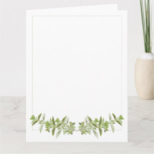 OREGANO Grande carte de voeux / Vertical