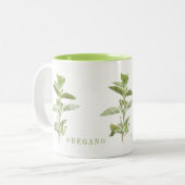 OREGANO LIME FRAÎCHE Mug à deux tons (Devant gauche)