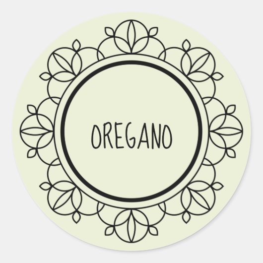 oregano spice labels (Voorkant)