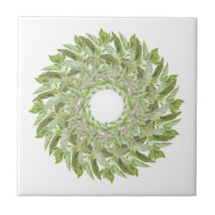 OREGANO WREATH 4,25" Carreaux de céramique