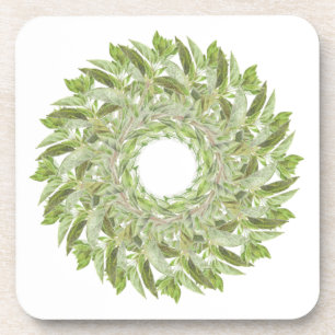 OREGANO WREATH Dessous de verre en plastique dur