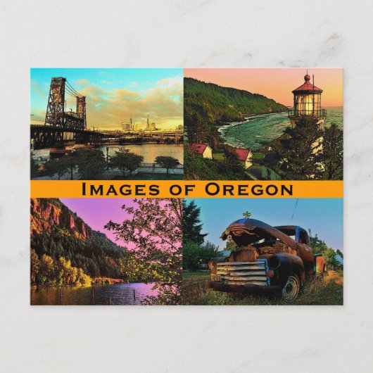 Oregon Afbeeldingen Briefkaart (Voorkant)