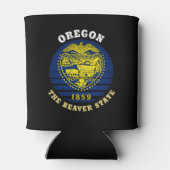 OREGON BEAVER STATE FLAG BLIKJESKOELER (Achterkant)