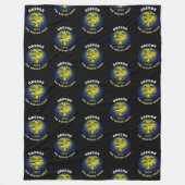 OREGON BEAVER STATE FLAG FLEECE DEKEN (Voorkant)