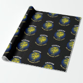 OREGON BEVER STAATSVLAG CADEAUPAPIER (Uitgerold)
