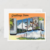 Oregon  Big Letters Briefkaart (Voorkant / Achterkant)