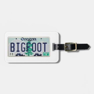 Oregon Bigfoot Kentplaat Bagagelabel