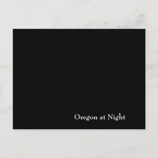 Oregon bij nacht briefkaart