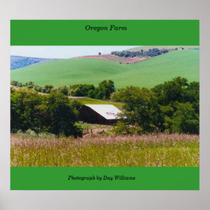 Oregon Boerderij Poster