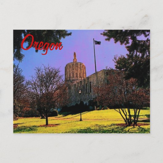 Oregon Briefkaart (Voorkant)