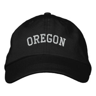 Oregon brodé Casquette réglable noir