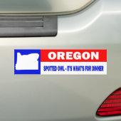 OREGON BUMPERSTICKER (Op auto)