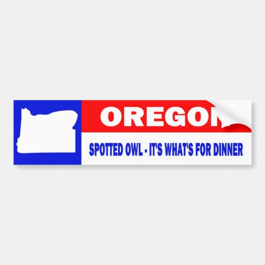 OREGON BUMPERSTICKER (Voorkant)