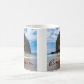 Oregon Cannon Beach Haystack Rock Souvenir Mug (Centre)