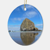 Oregon Cannon Beach Keramisch Ornament (Links)