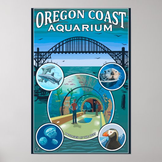Oregon Coast Aquarium Poster (Voorkant)