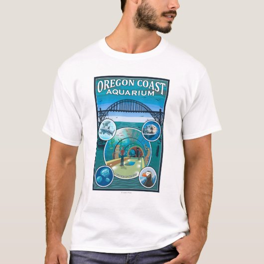 Oregon Coast Aquarium T-shirt (Voorkant)