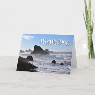 Oregon Coast Beach Carte de remerciements photo