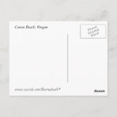 Oregon Coast Briefkaart (Achterkant)