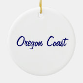 Oregon Coast Canon Beach Keramisch Ornament (Achterkant)