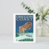 Oregon Coast Cutlefish Briefkaart (Staand voorkant)