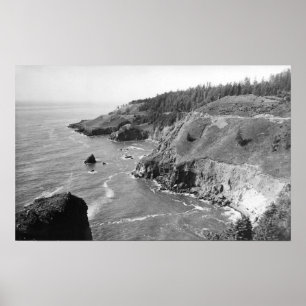 Oregon Coast North van Kaap Fowlwethe Poster