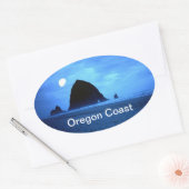 Oregon Coast Ovale Sticker (Envelop)