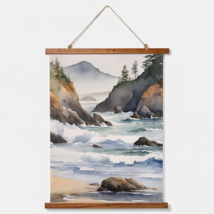Oregon Coast Pacific Northwest Ocean Beach Hangend Wandkleed